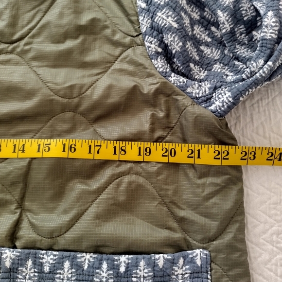 Rare Anine Bing Andy Patchwork Lightweight Bomber Jacket Sz S - Picture 6 of 7